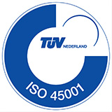 TUV ISO 45001 logo 160x160px